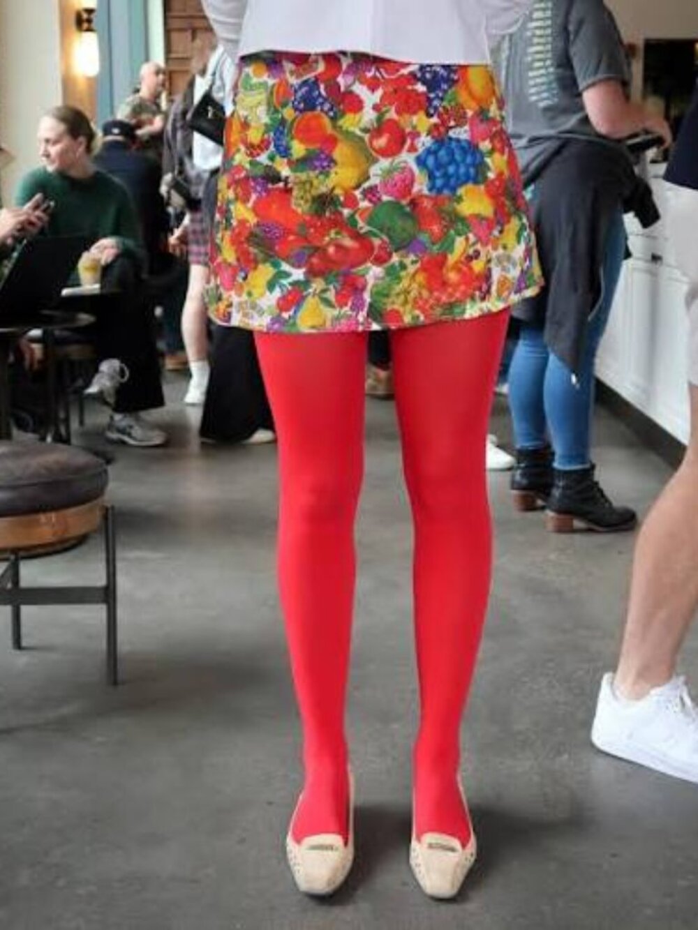 Tyler McGillivary Fruit Stickers Skirt